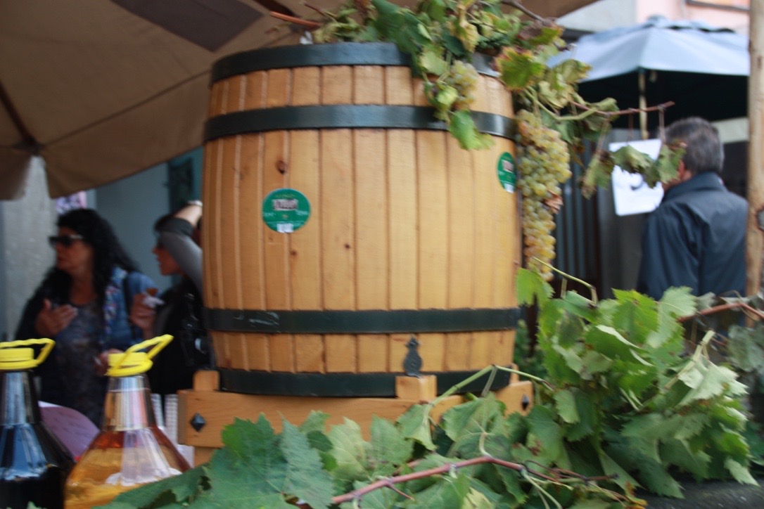 <br /><br /><br /><br /><br /><br /><br /><br /><br /><br /><br /><p style="text-align:center;"><br /><br />Typical Sagra Stall<br />A  BARREL OF &hellip;.   WINE<br /></p>